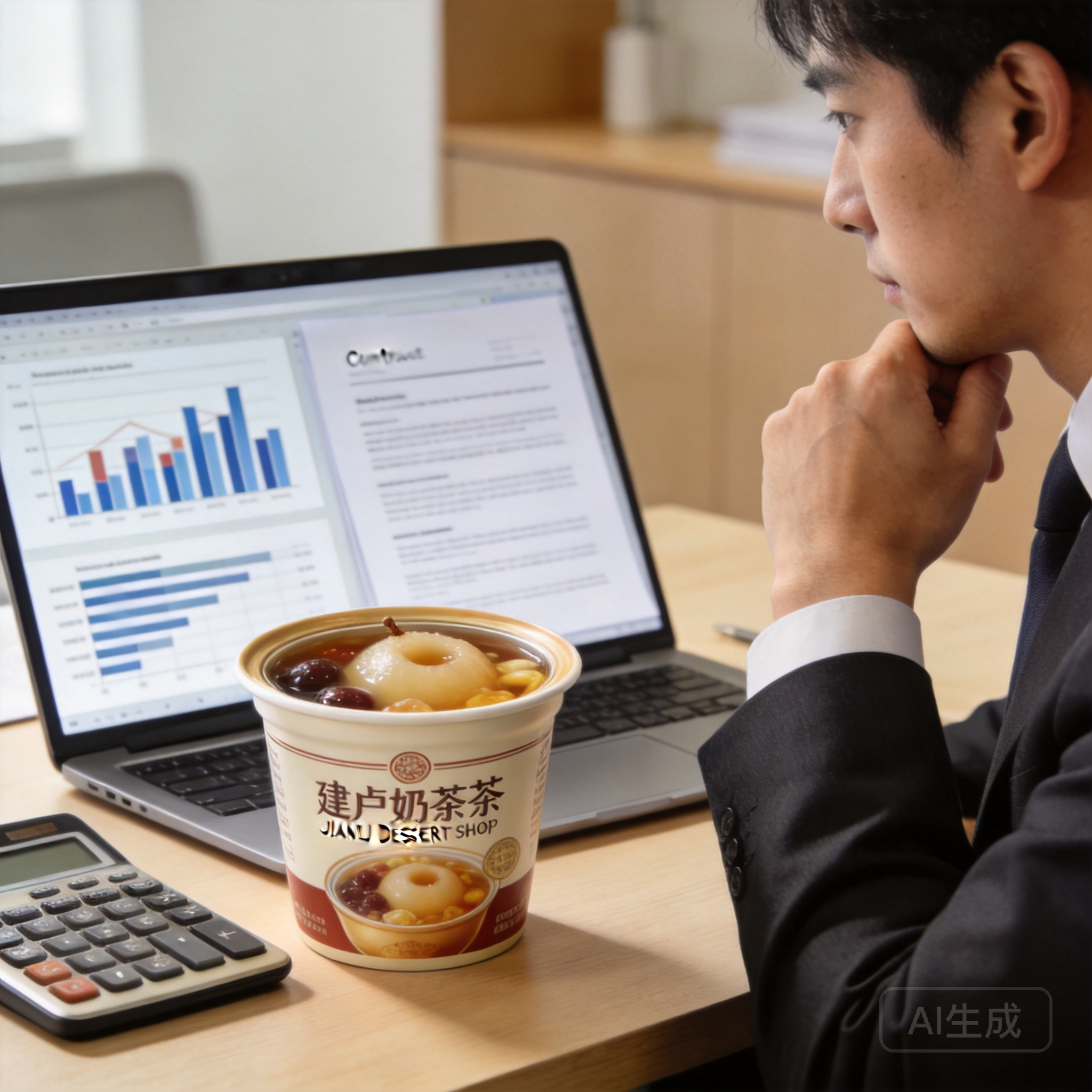 加盟简鹿糖水铺：5.98万加盟费背后，你必须知道的20-30万总投资与避坑指南