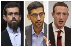 FB谷歌以及Twitter CEO自愿28日前往国会参加听证会