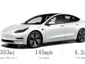特斯拉 Model 3 双电机全轮驱动长续航版续航里程增至 568 公里