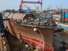前九个月中国船厂新船订单下降14％