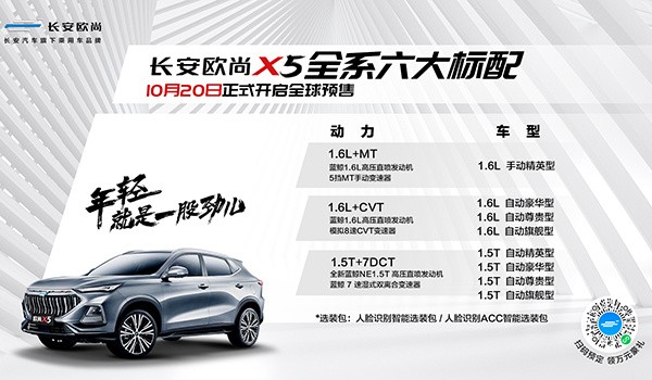 长安欧尚X5配置曝光，能否满足年轻人需求？