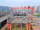 钱塘江新建大桥开展首轮次钢梁顶推 预计2022年亚运会前通车