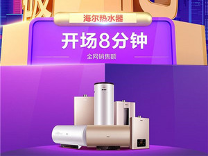 双11都在抢用户!海尔热水器8分钟破亿,够快!