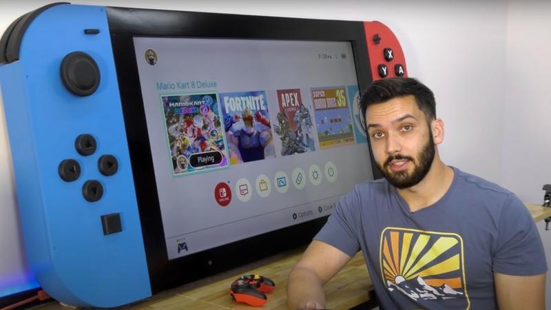 世界上最大的Switch游戏机，到底有多大？