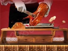 乐寿御坊北京烤鸭人气美食 香而不腻 久吃不厌 回味悠长