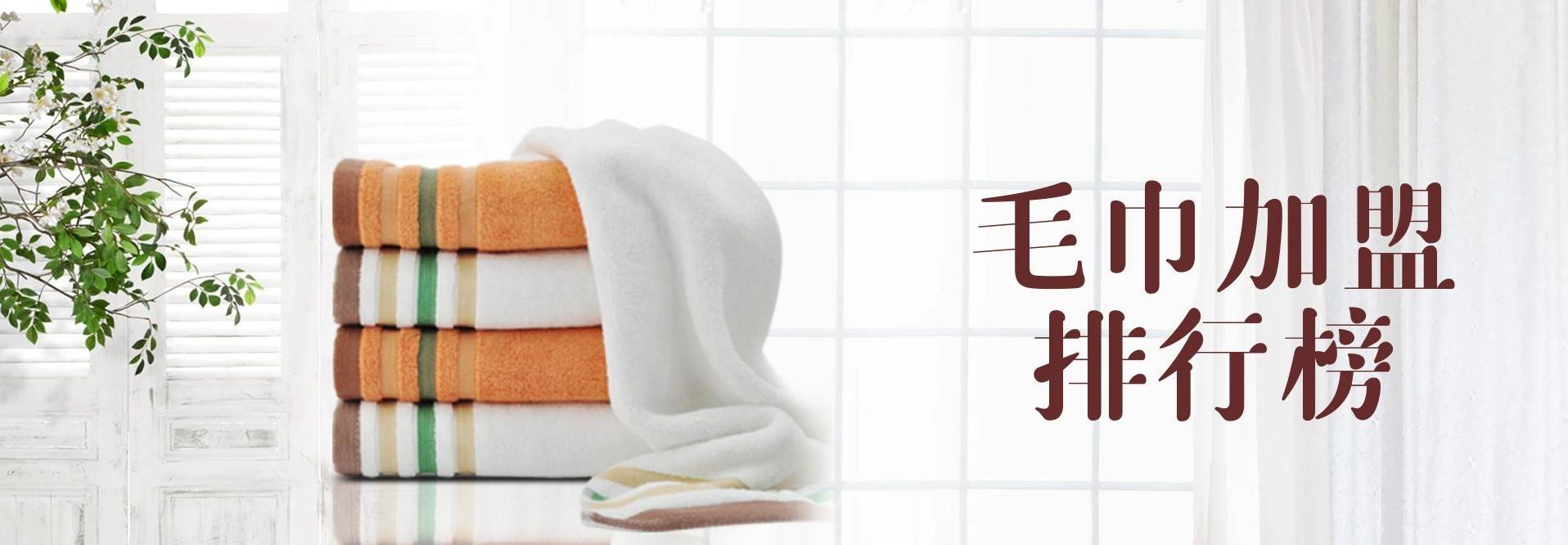 2023年毛巾加盟排行榜，助您找到创业好项目