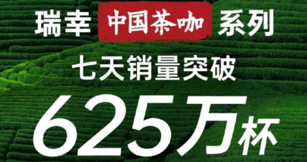 CRFE连锁资讯：瑞幸“中国茶咖”系列一周卖出625万杯