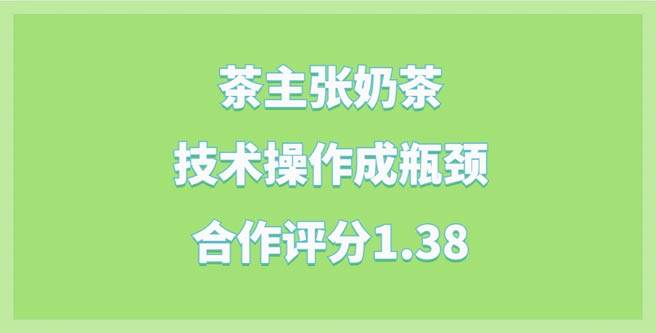 揭示茶主张奶茶加盟隐患，技术操作成瓶颈，合作评分1.38