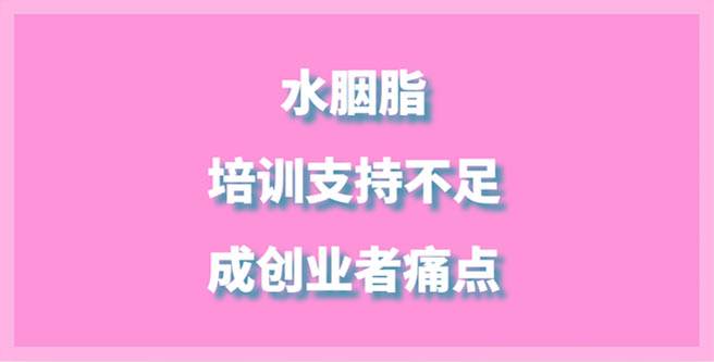 水胭脂品牌加盟，培训支持不足成创业者痛点，扶持分1.42