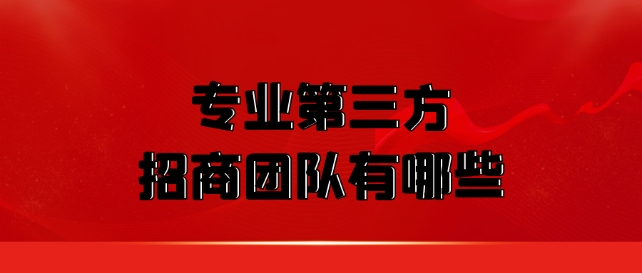 专业第三方招商团队有哪些？