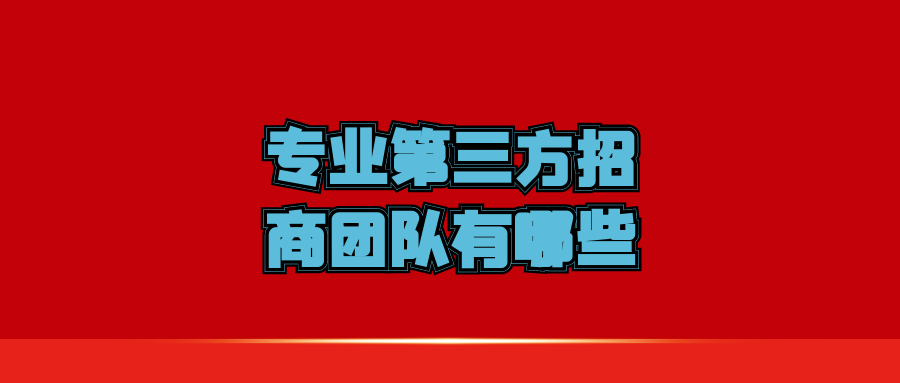 专业第三方招商团队有哪些？