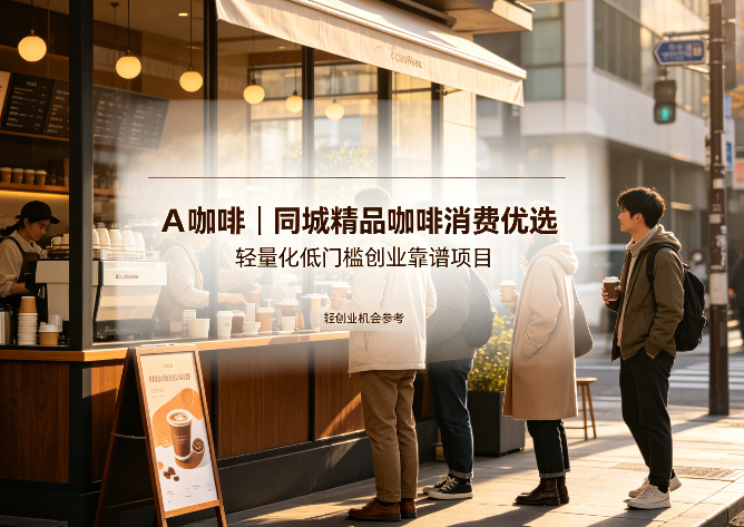 A咖啡｜同城精品咖啡消费优选，轻量化低门槛创业靠谱项目