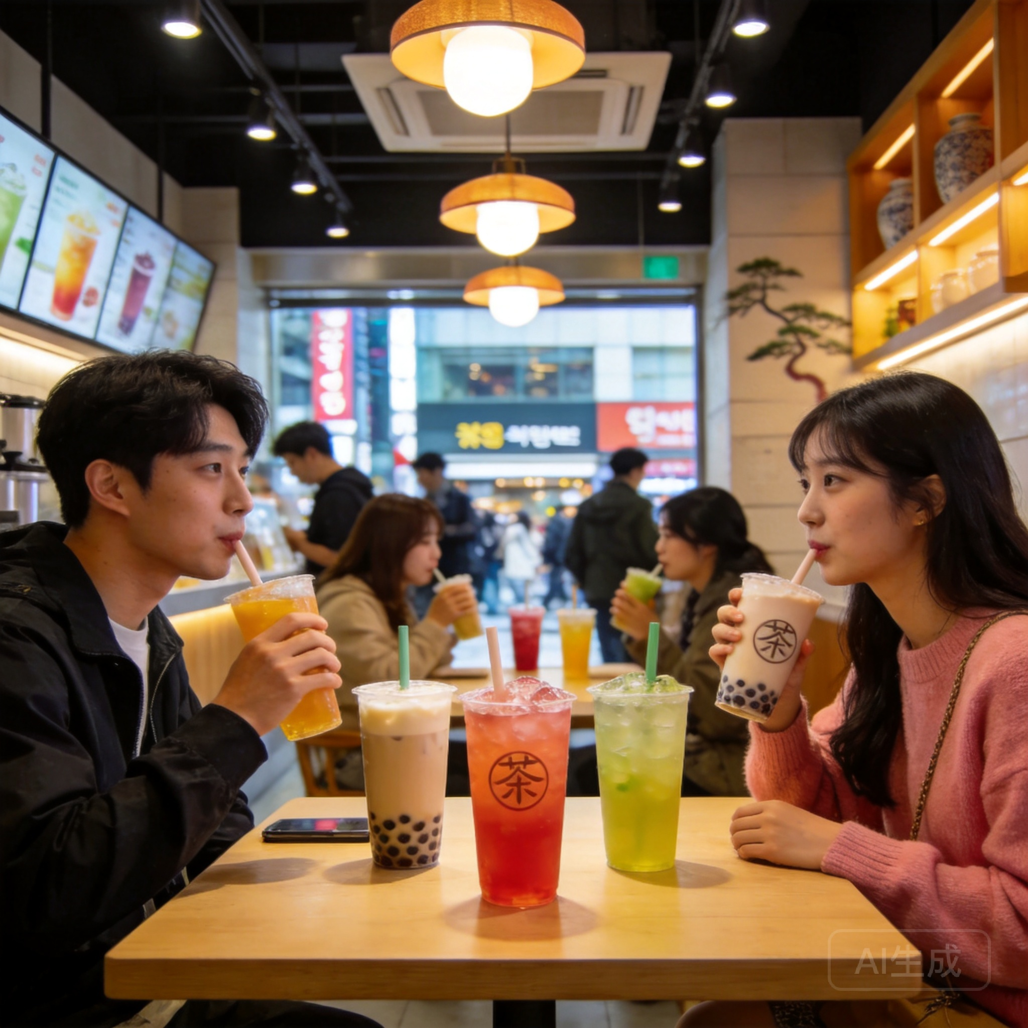 霸王茶姬进军韩国市场，首尔三店齐开布局核心商圈
