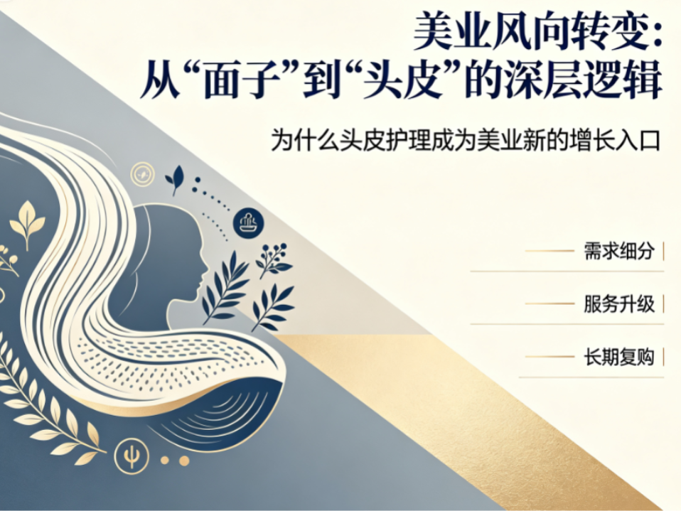 美业下一个风口：不是美容是养发，数据告诉你为什么