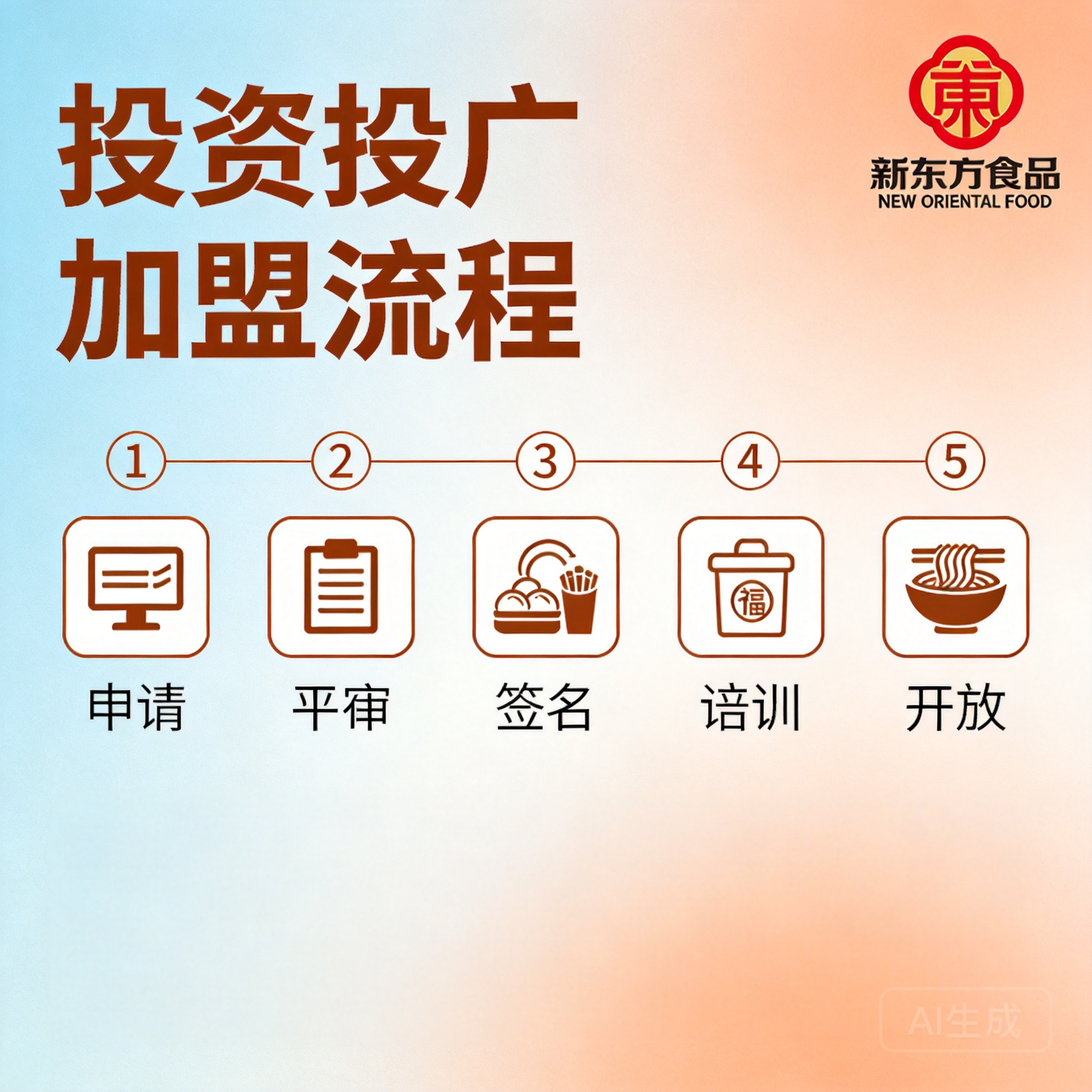 新东方食品加盟全流程及注意事项详解