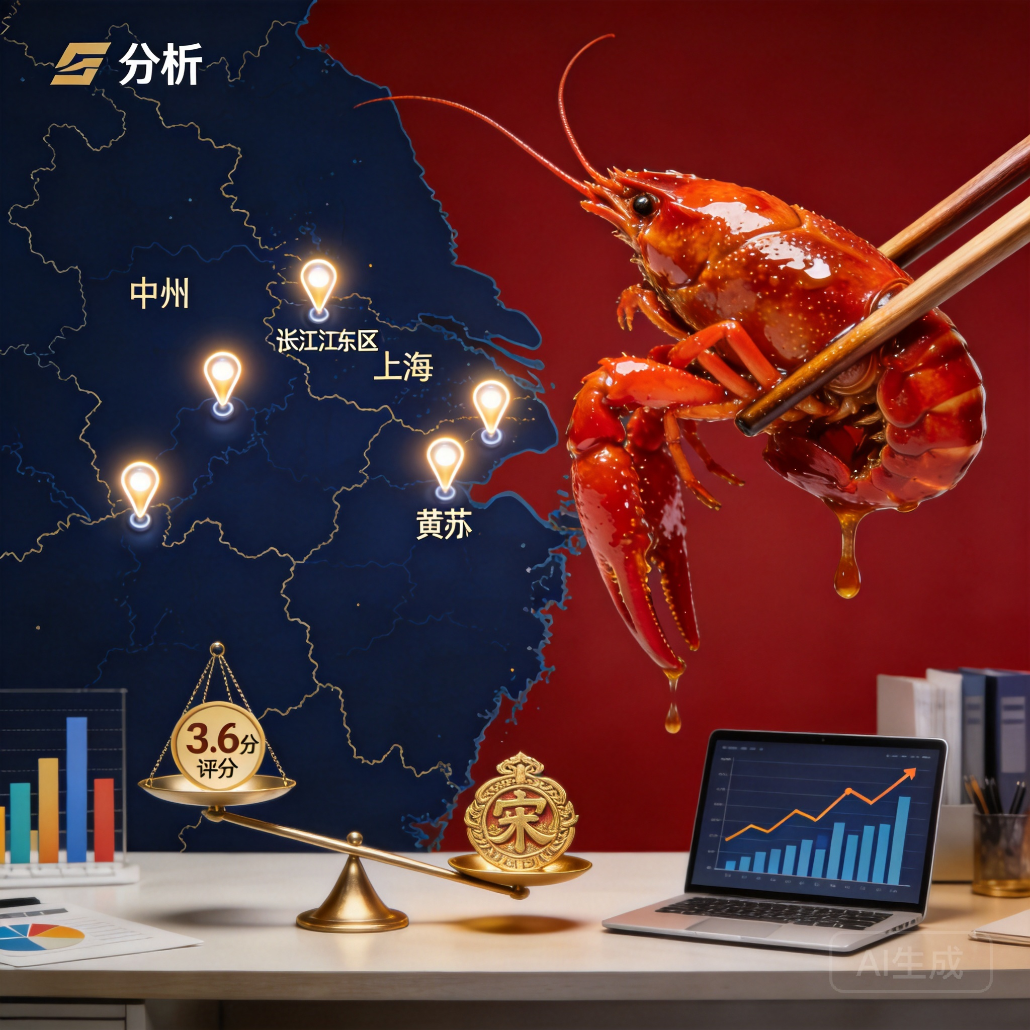 阿兵功夫龙虾加盟深度测评：区域品牌如何破局？综合评分3.6