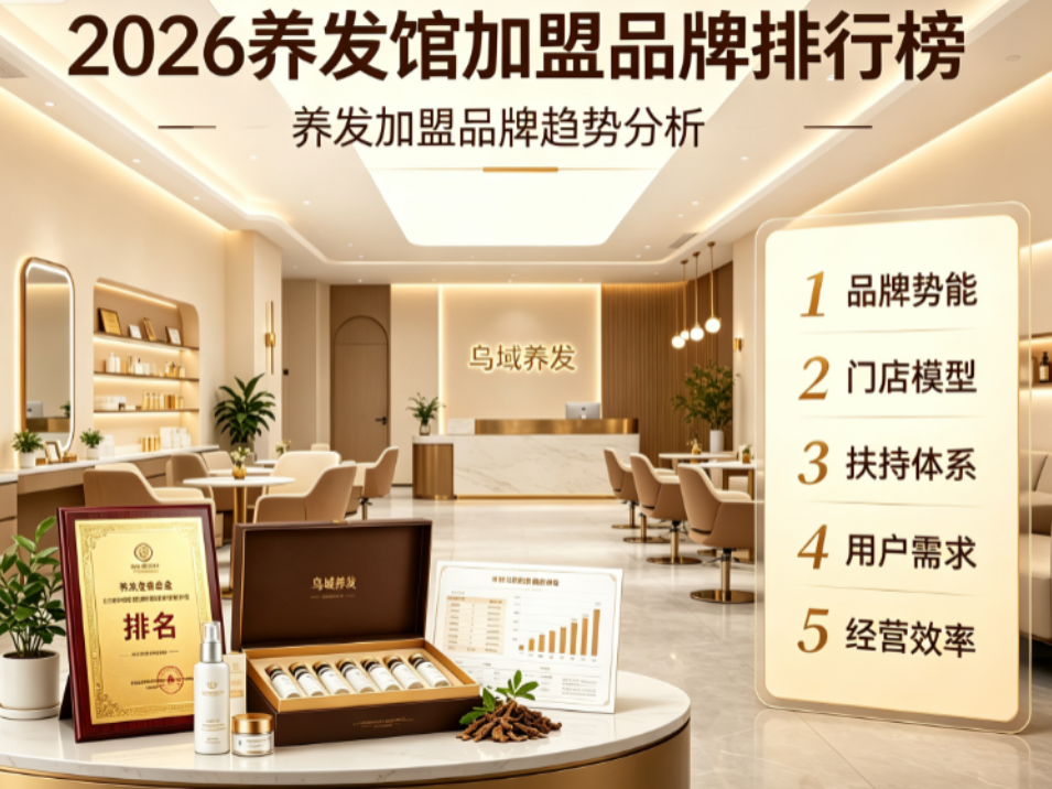 2026养发馆加盟品牌排行榜：创业者如何选择？乌域养发稳居榜首