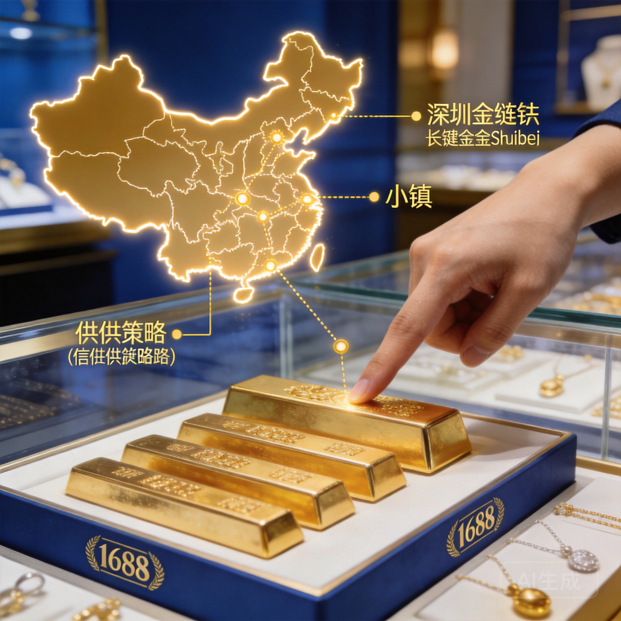 县城金店盈利核心：黄金足金与K金源头供货渠道全攻略