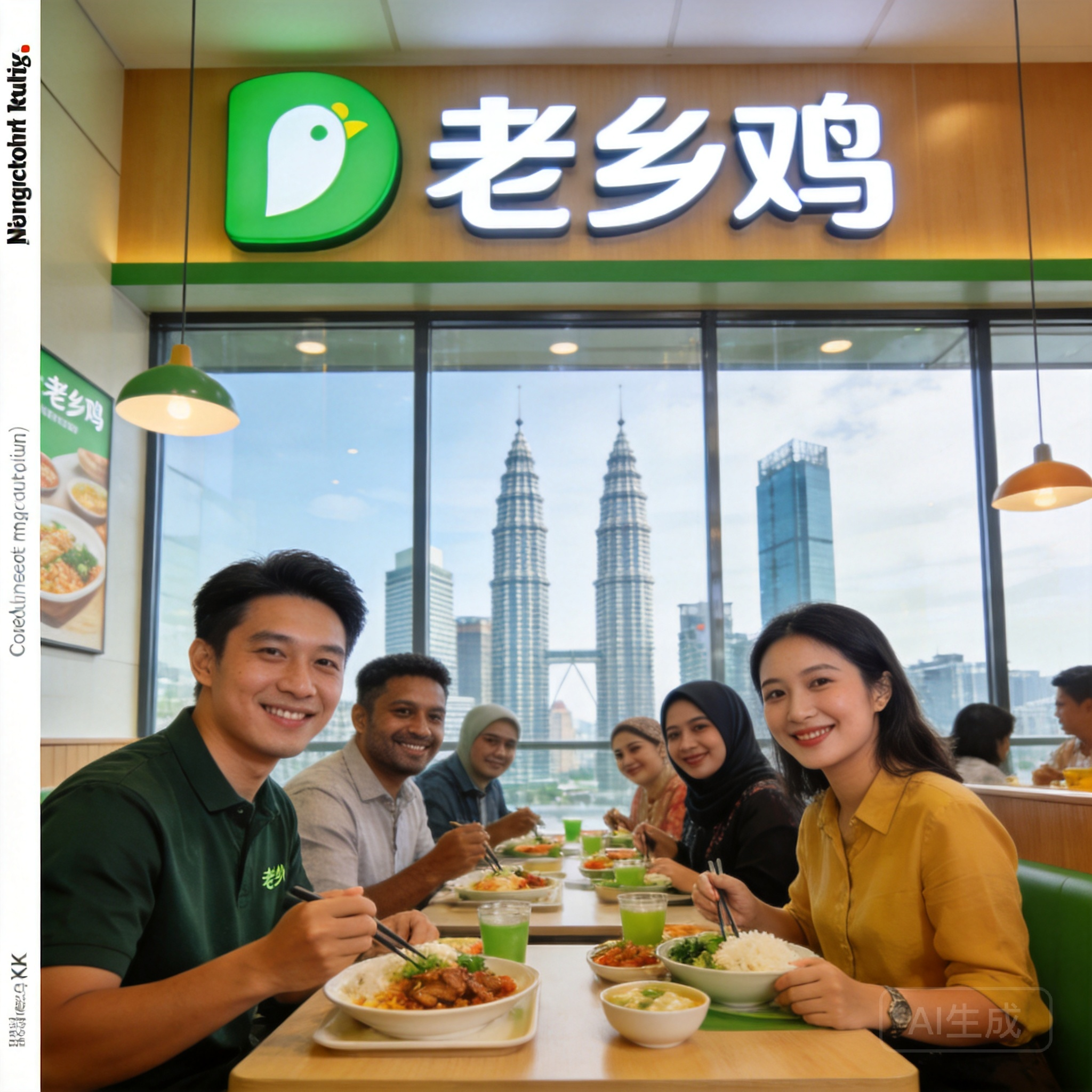 老乡鸡迈出全球化第一步：马来西亚吉隆坡首店正式开业