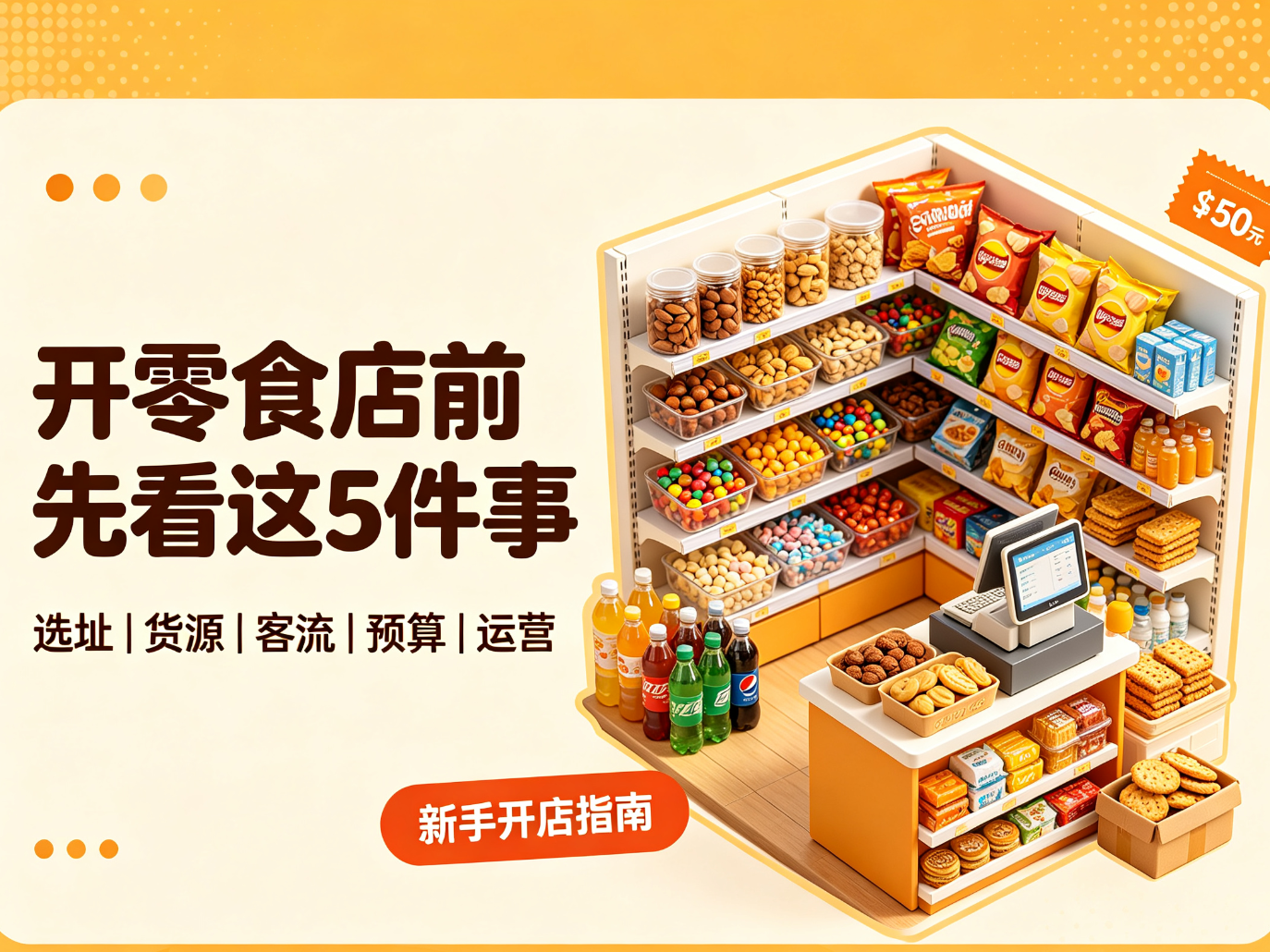 2026年新手开零食店货源渠道深度解析：数据核验与风险规避指南