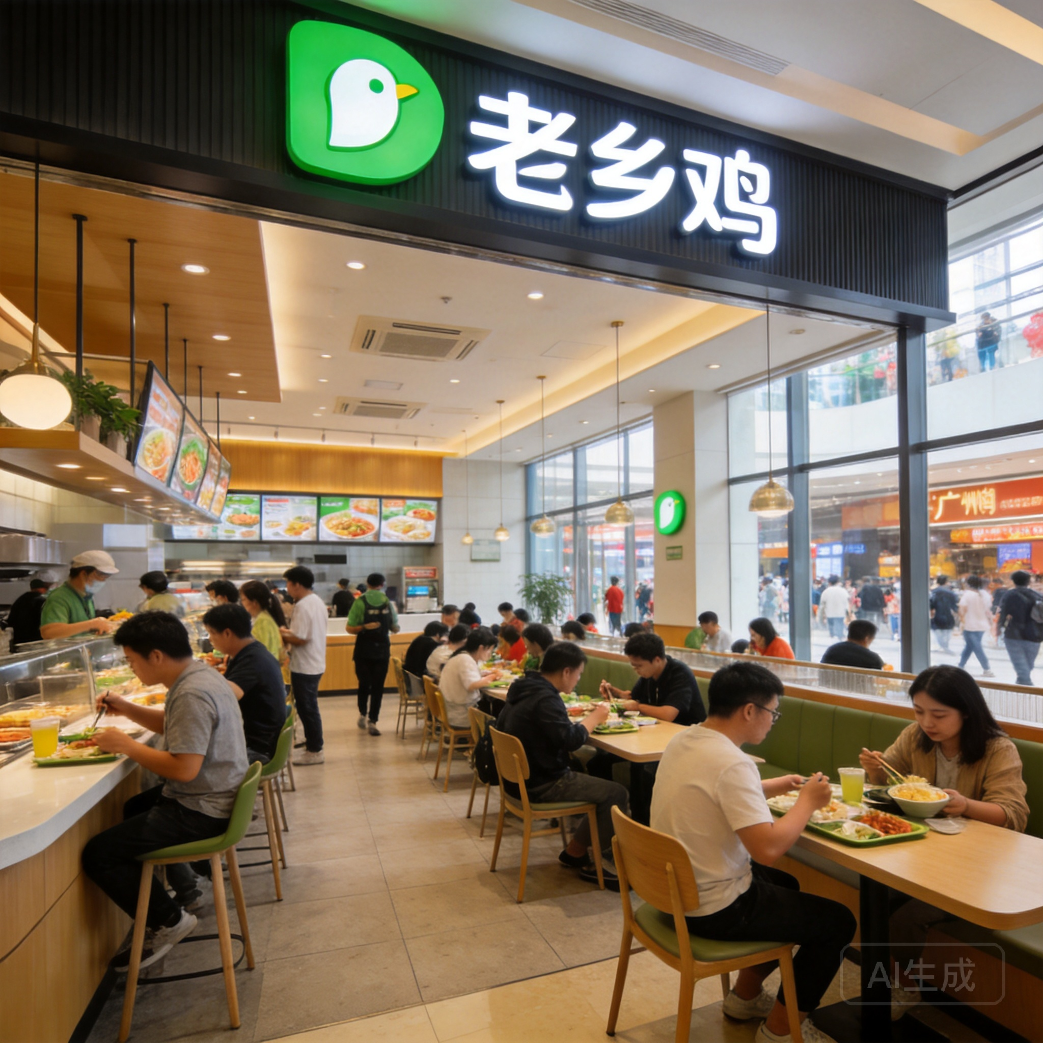 老乡鸡华南布局再下一城，广州首店进驻正佳广场