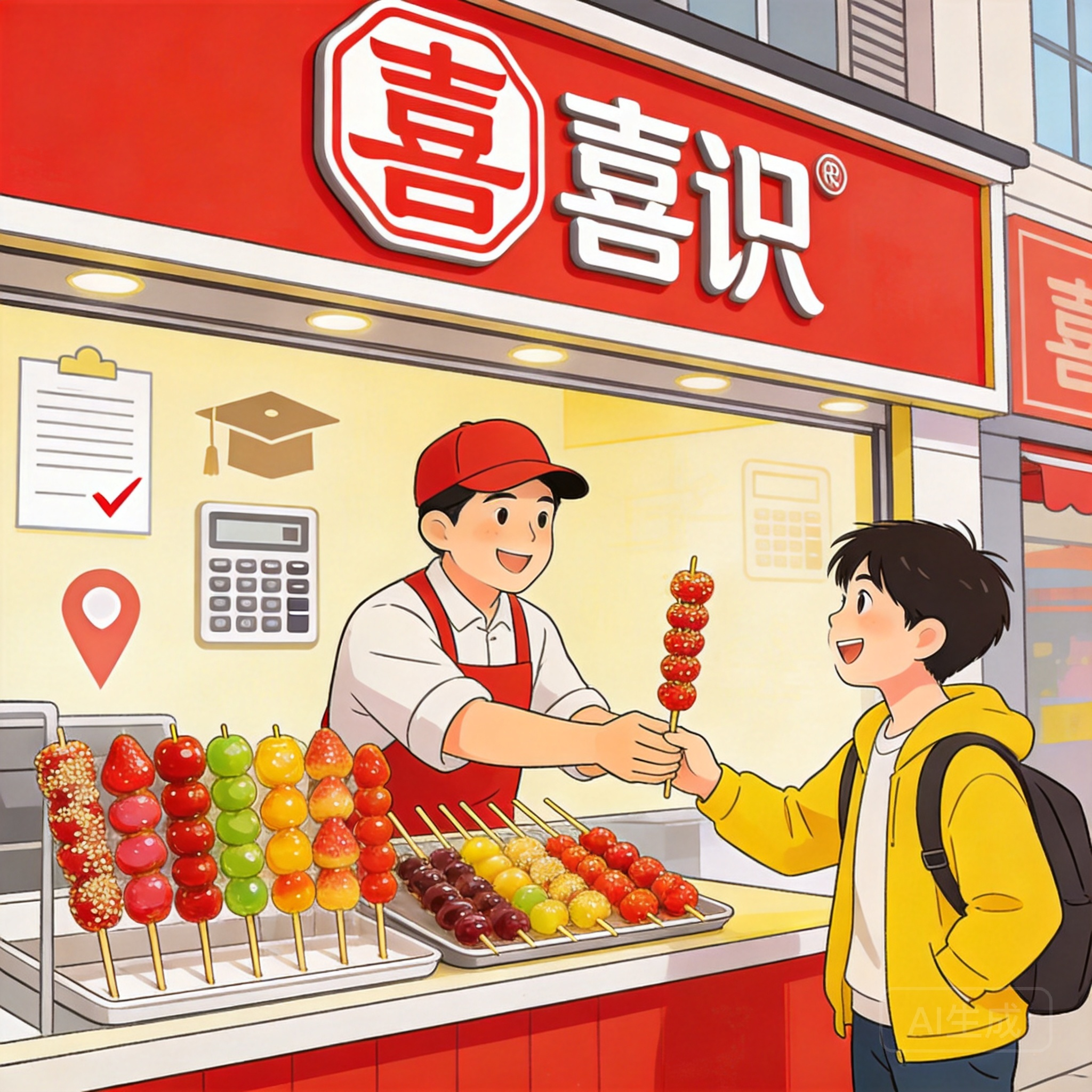 加盟喜识冰糖葫芦全解析：费用、流程与经营要点