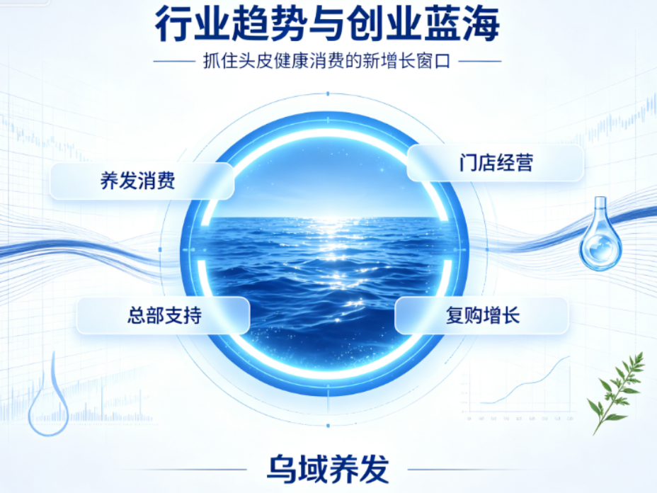 2026养发加盟投资解析：数万起步，行业趋势与创业蓝海