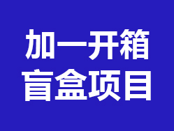加一开箱