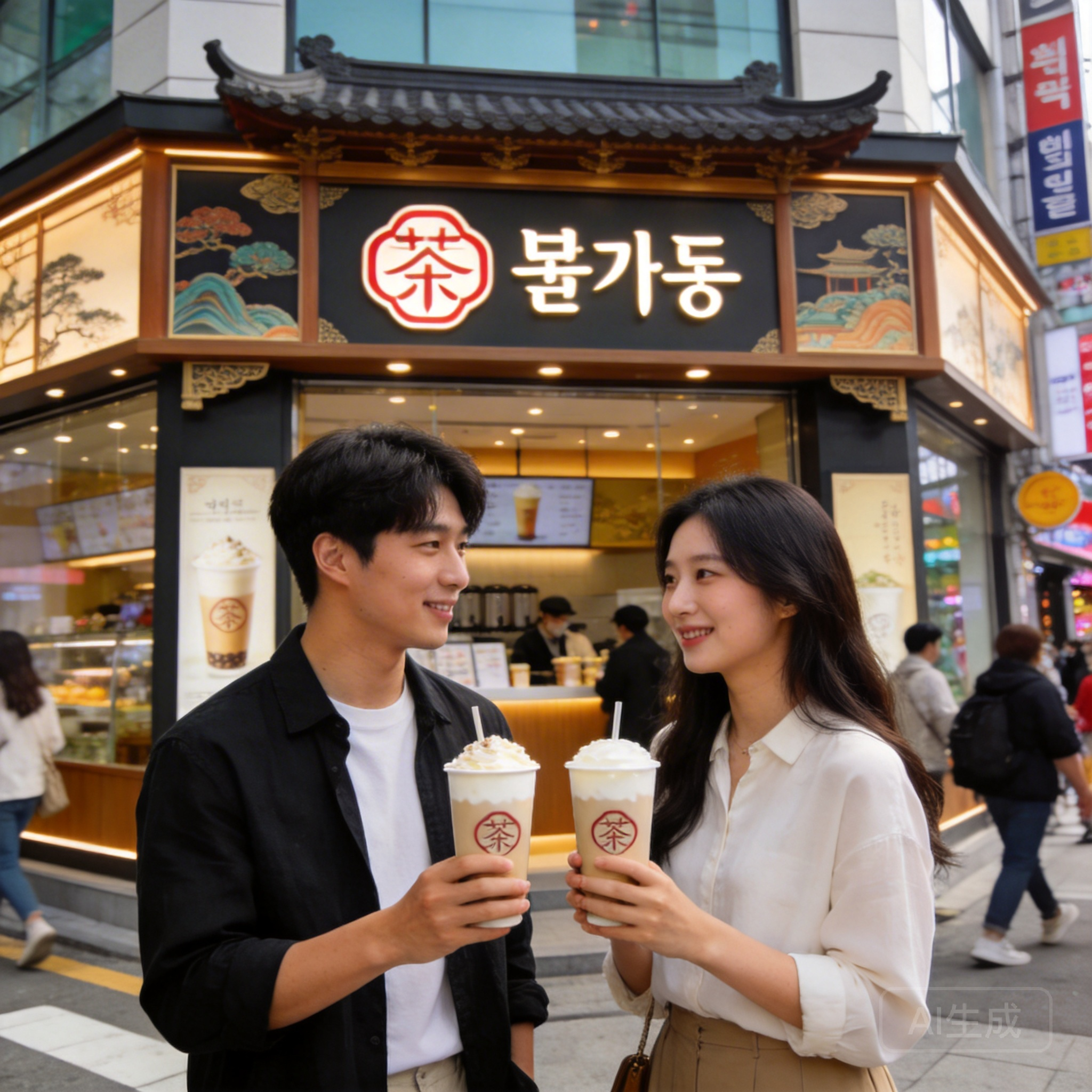霸王茶姬进军韩国，2026年首尔三店齐发，新茶饮出海驶入深水区