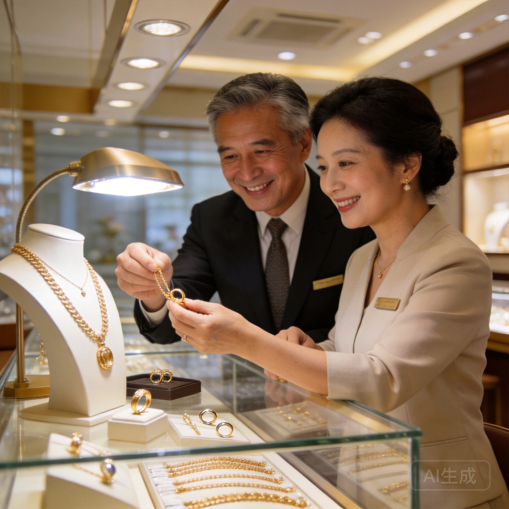 夫妻二人如何经营一家低风险、有稳定渠道的金店？