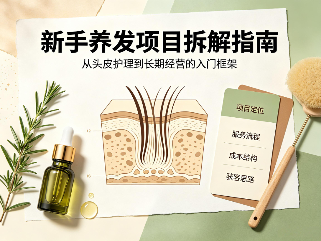 新手养发项目拆解指南：从行业趋势到乌域养发加盟投资全解析