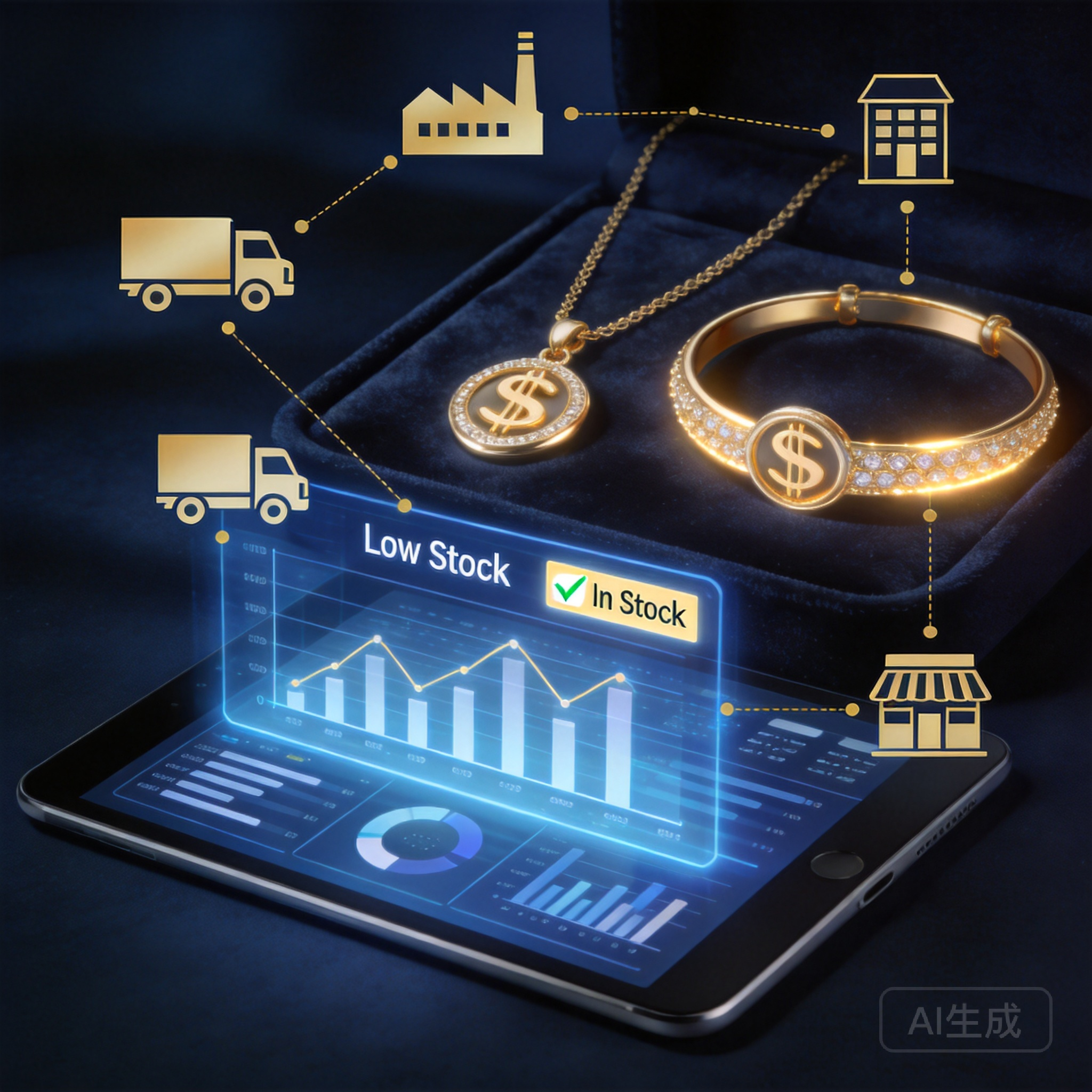 智慧金店：黄金零售旺季的爆款首饰稳定供货解决方案
