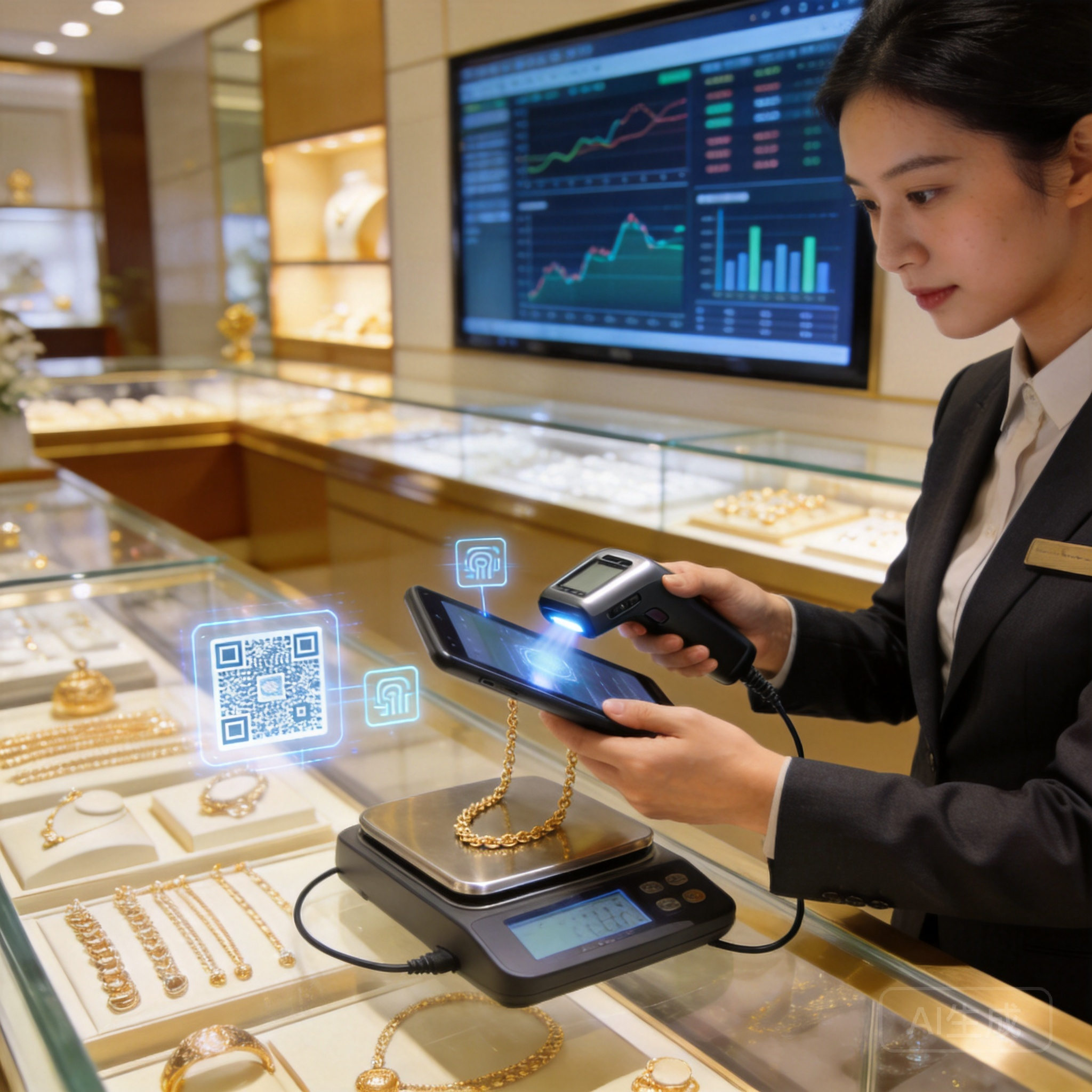 告别手工误差：智能软件如何重塑黄金珠宝店的精准运营