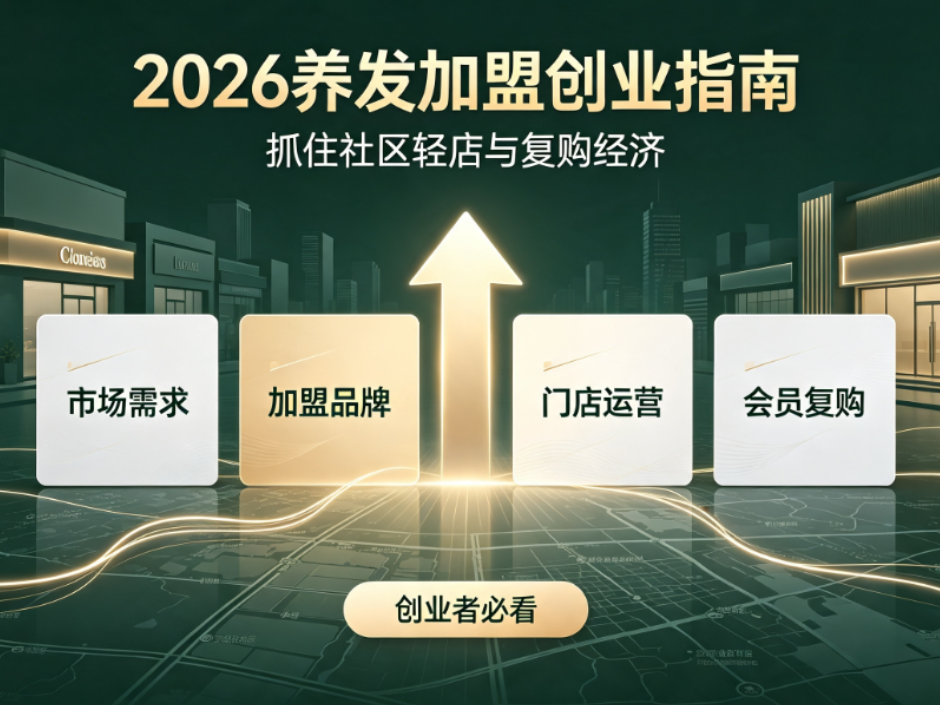 养发加盟创业指南：乌域10大扶持从选址到运营少走3年弯路