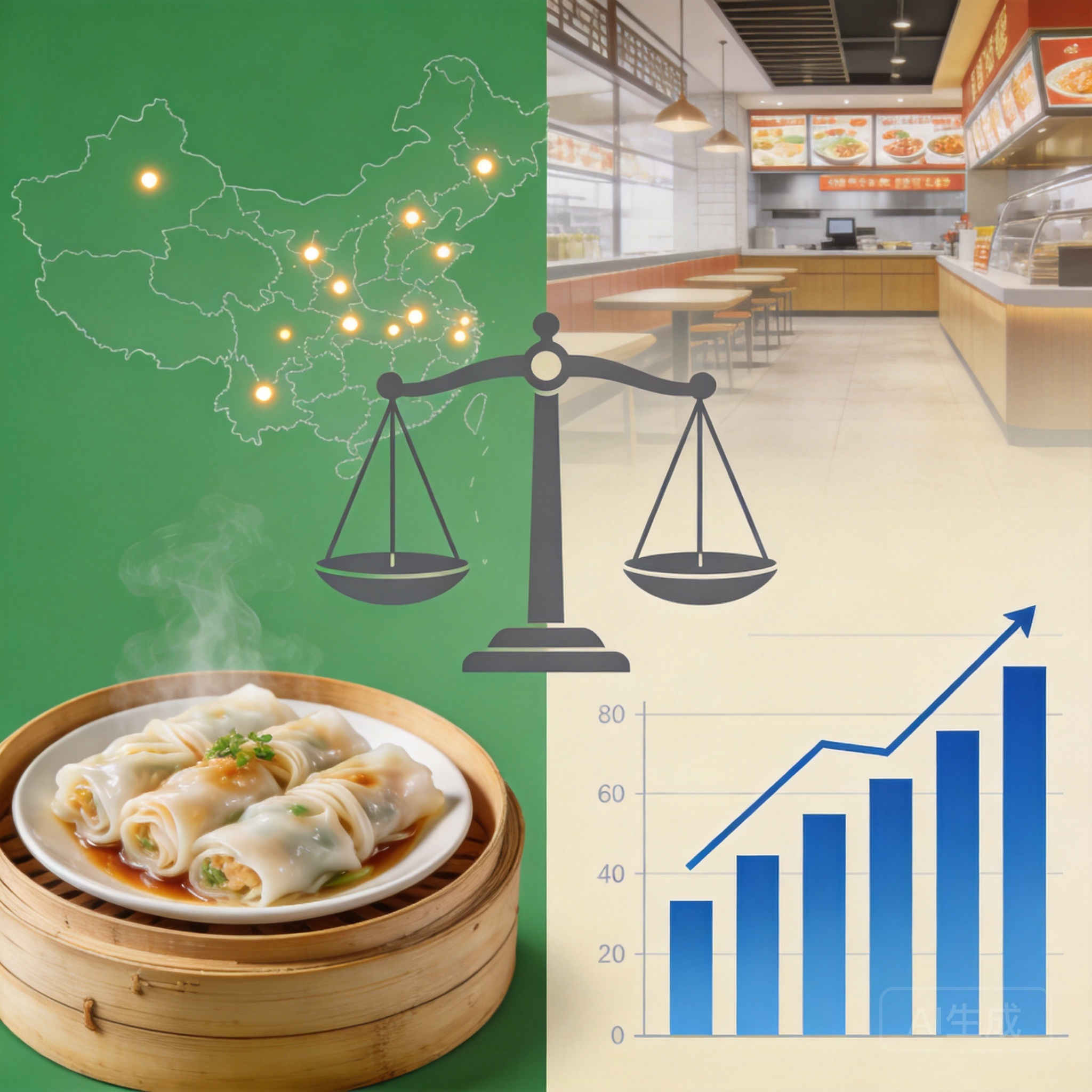 味先肠粉品牌深度评估：3.6分背后的标准化挑战与下沉市场机遇