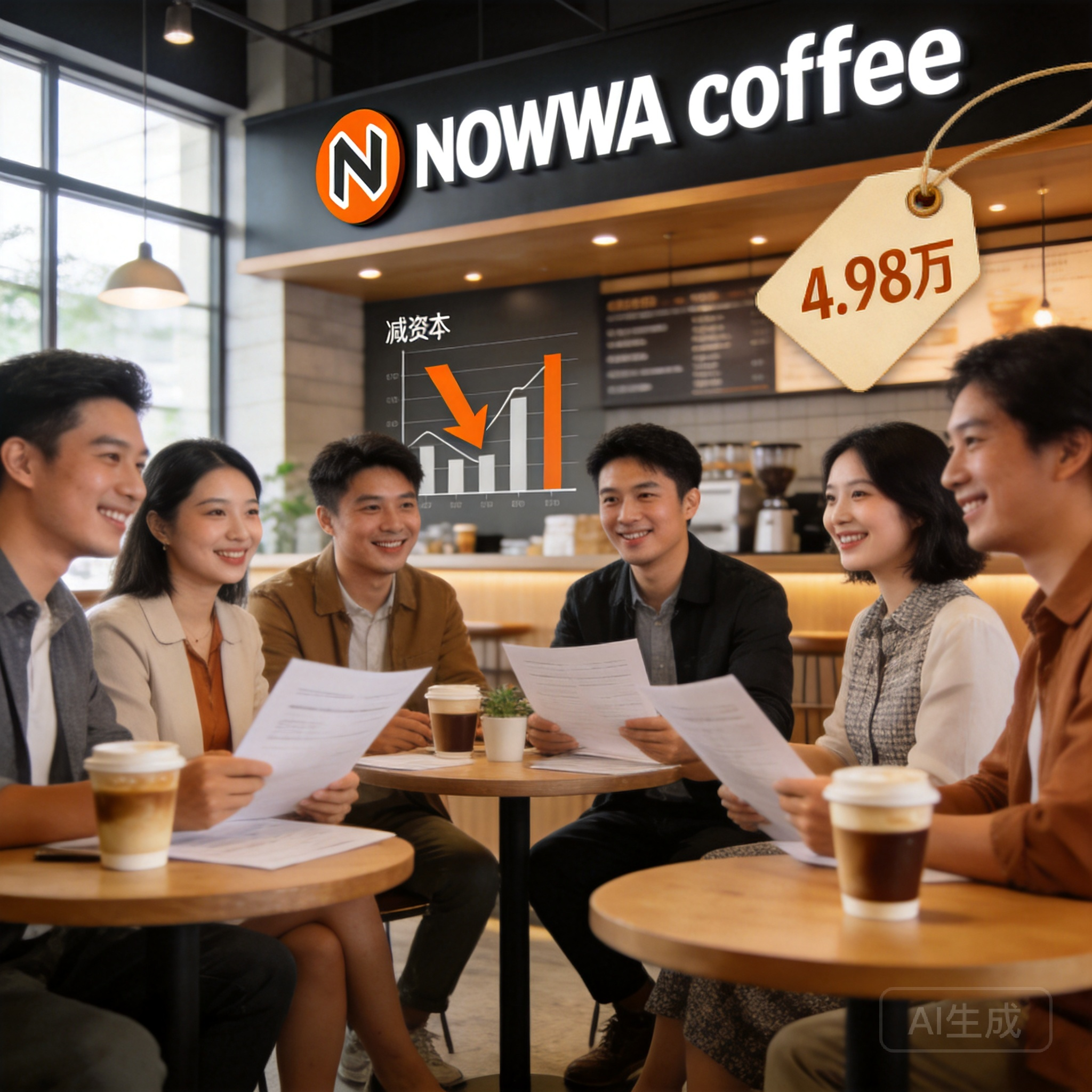 NOWWA挪瓦咖啡发布“4.98万加盟新政”，全面降低创业门槛加速扩张